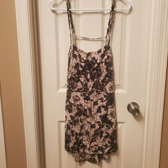 Intimately People Floral Dress Green and Pink Size Small - Picture 3 of 7